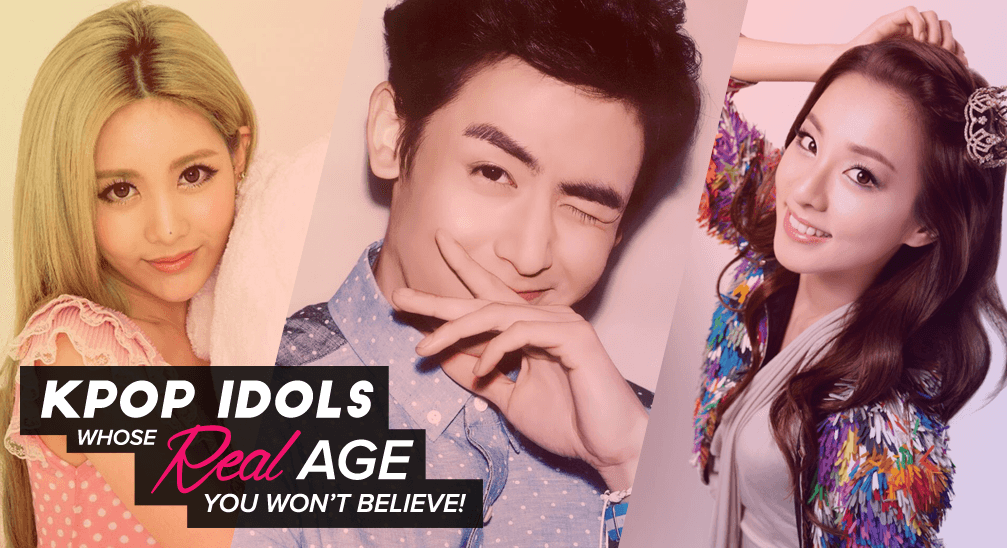 Kpop Idols Real Age You Wouldn't Believe