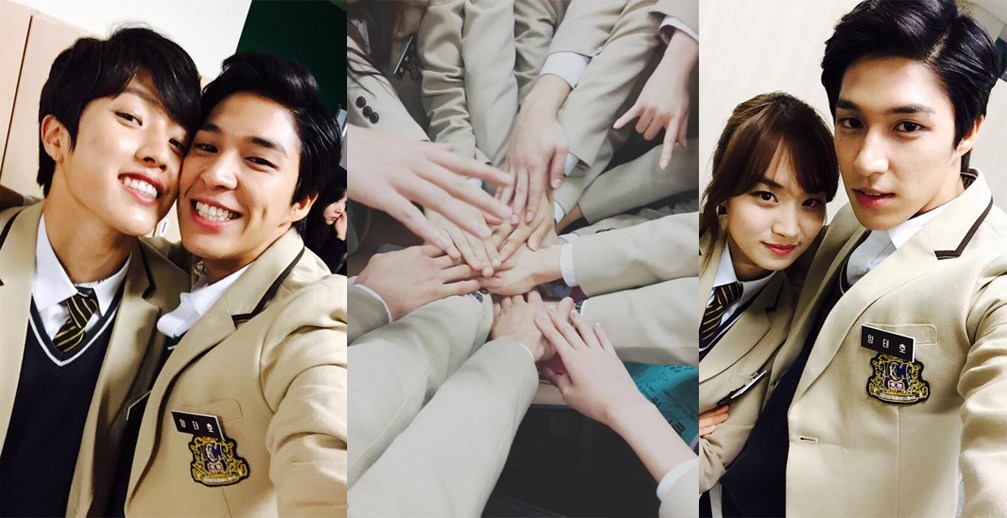 High School Love On” cast ends filming with selca spam ft. INFINITE ...