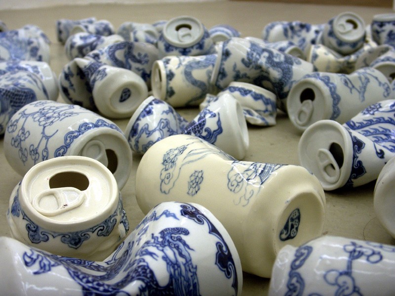 Smashed Soda Cans Are Actually Beautiful Art Pieces Made From Porcelai -  Kpoptify